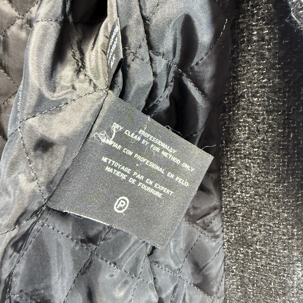 Kenneth Cole New York Women's S Wool Coat Gray Full Zip - Picture 13 of 13